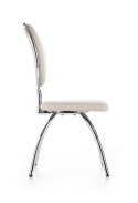 Halmar K297 krzesło jasny popiel / chrom Halmar K297 krzesło jasny popiel / chrom
