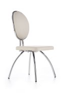 Halmar K297 krzesło jasny popiel / chrom Halmar K297 krzesło jasny popiel / chrom
