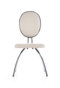 Halmar K297 krzesło jasny popiel / chrom Halmar K297 krzesło jasny popiel / chrom