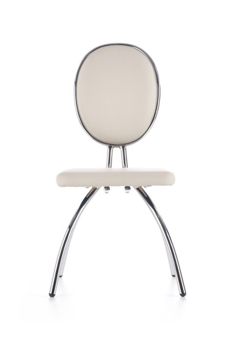 Halmar K297 krzesło jasny popiel / chrom Halmar K297 krzesło jasny popiel / chrom