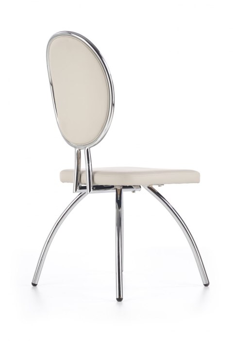 Halmar K297 krzesło jasny popiel / chrom Halmar K297 krzesło jasny popiel / chrom