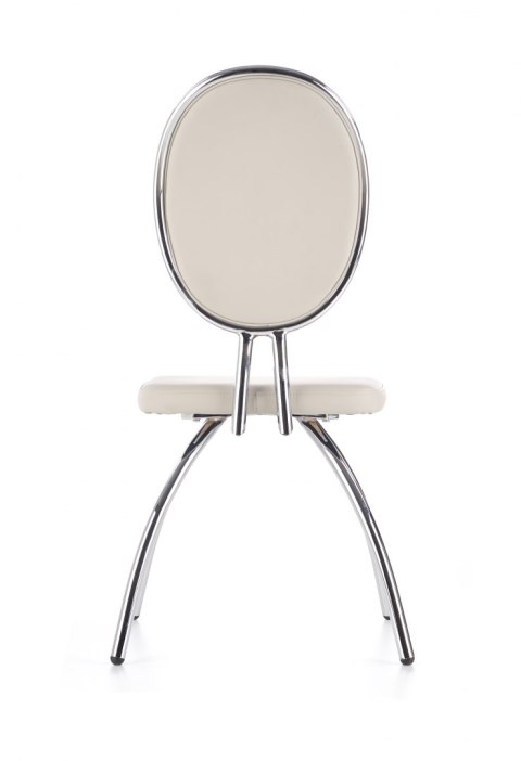Halmar K297 krzesło jasny popiel / chrom Halmar K297 krzesło jasny popiel / chrom
