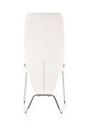Halmar K299 krzesło tył - biały, przód - popiel, stelaż - chrom Halmar K299 krzesło tył - biały, przód - popiel, stelaż - chrom