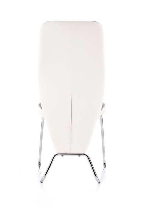 Halmar K299 krzesło tył - biały, przód - popiel, stelaż - chrom Halmar K299 krzesło tył - biały, przód - popiel, stelaż - chrom