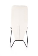 Halmar K300 krzesło tył - biały, przód - czarny, stelaż - super grey Halmar K300 krzesło tył - biały, przód - czarny, stelaż - super grey