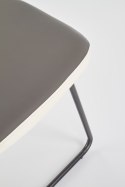 Halmar K300 krzesło tył - biały, przód - popiel, stelaż - super grey Halmar K300 krzesło tył - biały, przód - popiel, stelaż - super grey