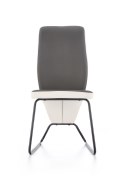 Halmar K300 krzesło tył - biały, przód - popiel, stelaż - super grey Halmar K300 krzesło tył - biały, przód - popiel, stelaż - super grey