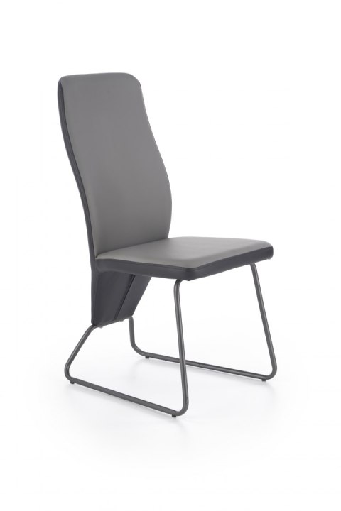 Halmar K300 krzesło tył - czarny, przód - popiel, stelaż - super grey Halmar K300 krzesło tył - czarny, przód - popiel, stelaż - super grey