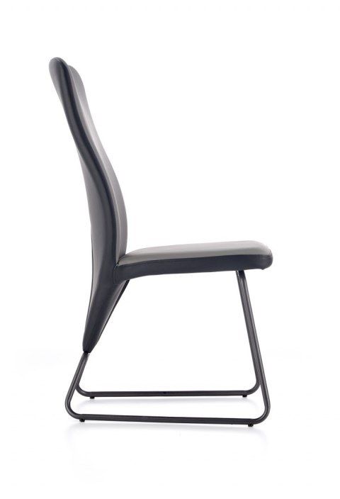 Halmar K300 krzesło tył - czarny, przód - popiel, stelaż - super grey Halmar K300 krzesło tył - czarny, przód - popiel, stelaż - super grey