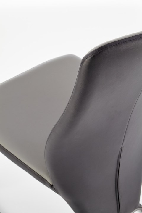 Halmar K300 krzesło tył - czarny, przód - popiel, stelaż - super grey Halmar K300 krzesło tył - czarny, przód - popiel, stelaż - super grey