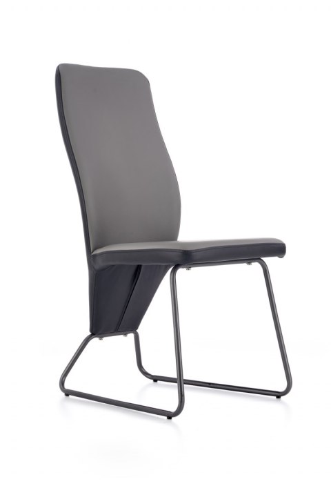 Halmar K300 krzesło tył - czarny, przód - popiel, stelaż - super grey Halmar K300 krzesło tył - czarny, przód - popiel, stelaż - super grey