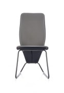 Halmar K300 krzesło tył - czarny, przód - popiel, stelaż - super grey Halmar K300 krzesło tył - czarny, przód - popiel, stelaż - super grey