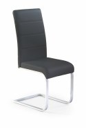 Halmar K85 krzesło na płozach Czarne/Chrom ekoskóra, stal chromowana Halmar K85 krzesło na płozach Czarne/Chrom ekoskóra, stal chromowana
