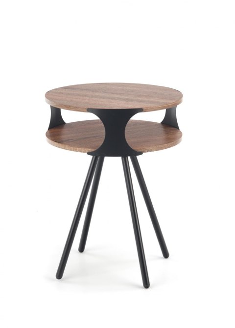 ŁAWA OKRĄGŁA STOLIK KIRBY CZARNA / ciemny DĄB SONOMA fi 45 Halmar LAMINAT STAL MALOWANA ŁAWA OKRĄGŁA STOLIK KIRBY CZARNA / ciemny DĄB SONOMA fi 45 Halmar LAMINAT STAL MALOWANA