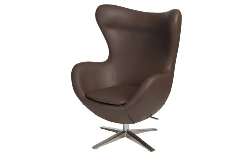 D2.DESIGN Fotel Jajo Soft z podn. sk. eko 524 brązowy D2.DESIGN Fotel Jajo Soft z podn. sk. eko 524 brązowy