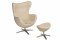 D2.DESIGN Fotel Jajo Soft z podn. sk. eko 532 beżowy D2.DESIGN Fotel Jajo Soft z podn. sk. eko 532 beżowy