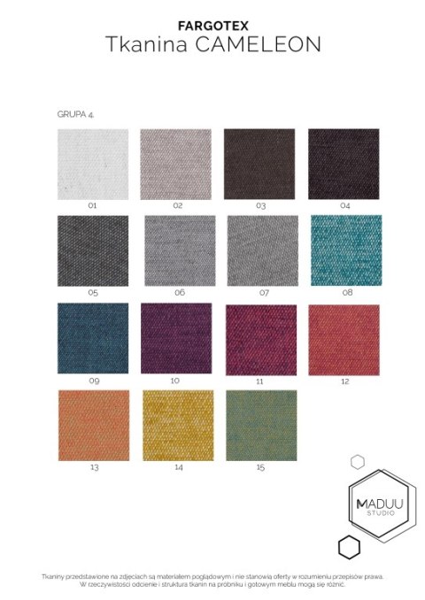 Maduu Studio Fotel Mellow 4 GR Tkanin Maduu Studio Fotel Mellow 4 GR Tkanin