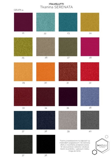 Maduu Studio Fotel Mellow 4 GR Tkanin Maduu Studio Fotel Mellow 4 GR Tkanin