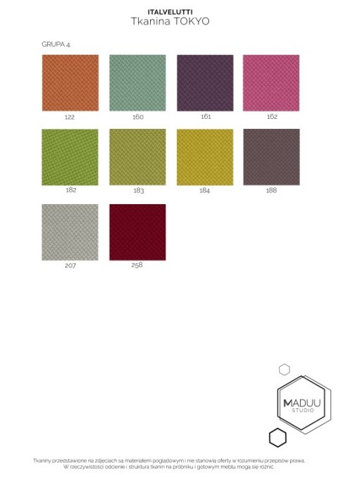 Maduu Studio Fotel Mellow 4 GR Tkanin Maduu Studio Fotel Mellow 4 GR Tkanin