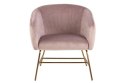 ACTONA Fotel Ramsey VIC dusty rose/gold