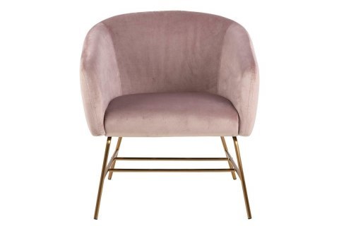 ACTONA Fotel Ramsey VIC dusty rose/gold ACTONA Fotel Ramsey VIC dusty rose/gold