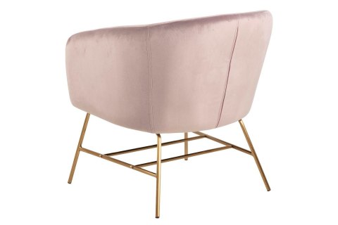 ACTONA Fotel Ramsey VIC dusty rose/gold ACTONA Fotel Ramsey VIC dusty rose/gold
