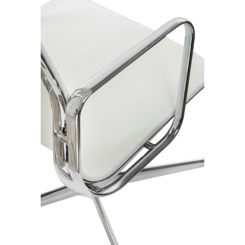 D2.DESIGN Fotel konf. CH1081T,biała siateczka,chro m D2.DESIGN Fotel konf. CH1081T,biała siateczka,chro m