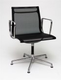 D2.DESIGN Fotel konf. CH1081T,czarna siateczka,chr D2.DESIGN Fotel konf. CH1081T,czarna siateczka,chr