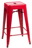 D2.DESIGN Hoker Paris 75cm. czerwony insp. Tolix D2.DESIGN Hoker Paris 75cm. czerwony insp. Tolix