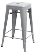 D2.DESIGN Hoker Paris 75cm. szary insp. Tolix D2.DESIGN Hoker Paris 75cm. szary insp. Tolix