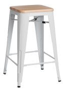 D2.DESIGN Hoker Paris Wood 65cm biały sosna natura D2.DESIGN Hoker Paris Wood 65cm biały sosna natura