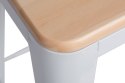 D2.DESIGN Hoker Paris Wood 65cm biały sosna natura D2.DESIGN Hoker Paris Wood 65cm biały sosna natura