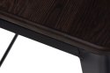 D2.DESIGN Hoker Paris Wood 65cm czarny sosna szczo