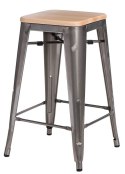 D2.DESIGN Hoker Paris Wood 75cm metal sosna natura D2.DESIGN Hoker Paris Wood 75cm metal sosna natura