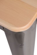 D2.DESIGN Hoker Paris Wood 75cm metal sosna natura D2.DESIGN Hoker Paris Wood 75cm metal sosna natura