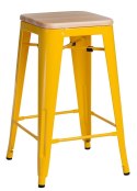D2.DESIGN Hoker Paris Wood 75cm żółty sosna natura lna D2.DESIGN Hoker Paris Wood 75cm żółty sosna natura lna
