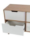 Intesi Komoda NordicSMALL6 K-biały, F-dąb, N-dąb, U-frezowany Intesi Komoda NordicSMALL6 K-biały, F-dąb, N-dąb, U-frezowany