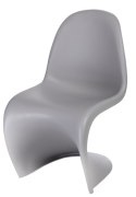 D2.DESIGN Krzesło Balance wytrzymałe i lekkie tworzywo PP szare jasne można sztaplować D2.DESIGN Krzesło Balance wytrzymałe i lekkie tworzywo PP szare jasne można sztaplować