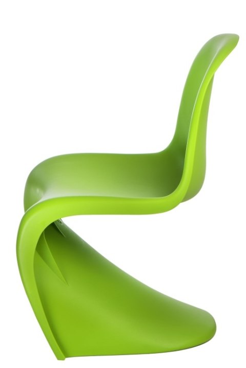D2.DESIGN Krzesło Balance tworzywo PP zielone, kształt litery S, można sztaplować D2.DESIGN Krzesło Balance tworzywo PP zielone, kształt litery S, można sztaplować