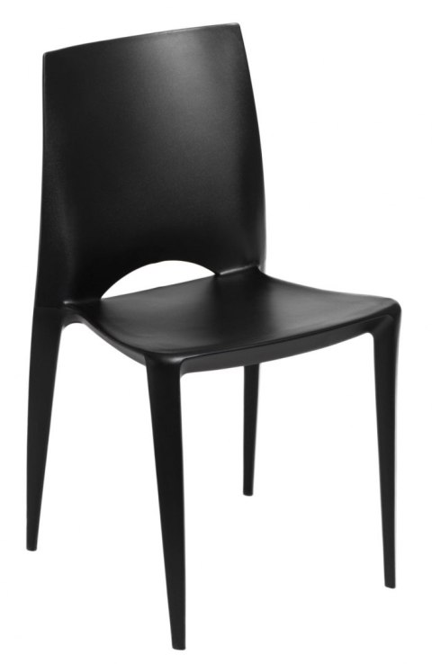 D2.DESIGN Krzesło Bee czarne tworzywo PP można sztaplować lekkie i uniwersalne D2.DESIGN Krzesło Bee czarne tworzywo PP można sztaplować lekkie i uniwersalne