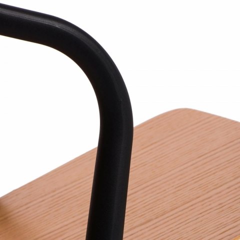 KRZESŁO BELLA Z PODŁOKIETNIKAMI D2.DESIGN CZARNE / NATURALNE TWORZYWO DREWNO WYGODNE I LEKKIE DO DOMU I DO LOKALU KRZESŁO BELLA Z PODŁOKIETNIKAMI D2.DESIGN CZARNE / NATURALNE TWORZYWO DREWNO WYGODNE I LEKKIE DO DOMU I DO LOKALU