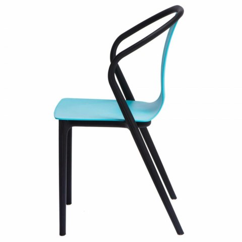 D2.DESIGN Krzesło Bella czarne/niebieskie D2.DESIGN Krzesło Bella czarne/niebieskie