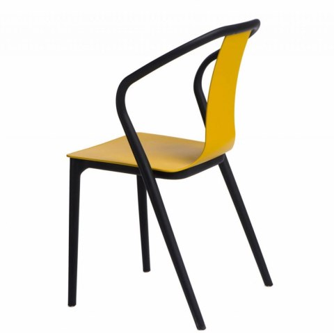 KRZESŁO Bella czarne - żółte D2.DESIGN TWORZYWO MOŻNA SZTAPLOWAĆ WYGODNE I LEKKIE KRZESŁO Bella czarne - żółte D2.DESIGN TWORZYWO MOŻNA SZTAPLOWAĆ WYGODNE I LEKKIE
