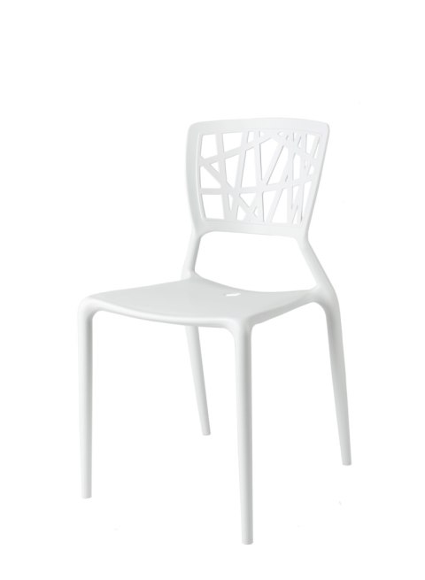 D2.DESIGN Krzesło Bush białe tworzywo PP nowoczesne i komfortowe do domu i lokalu D2.DESIGN Krzesło Bush białe tworzywo PP nowoczesne i komfortowe do domu i lokalu