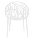 D2.DESIGN Krzesło Coral White Glossy D2.DESIGN Krzesło Coral White Glossy