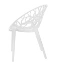 D2.DESIGN Krzesło Coral White Glossy D2.DESIGN Krzesło Coral White Glossy