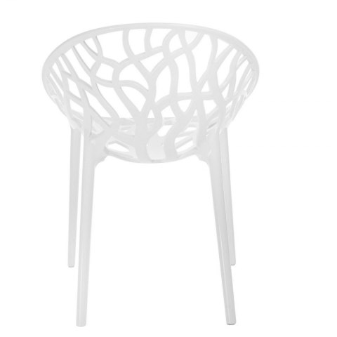 D2.DESIGN Krzesło Coral White Glossy D2.DESIGN Krzesło Coral White Glossy