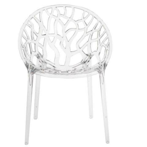 D2.DESIGN Krzesło Coral transparent tworzywo można sztaplować do wnętrz i na zewnątrz D2.DESIGN Krzesło Coral transparent tworzywo można sztaplować do wnętrz i na zewnątrz