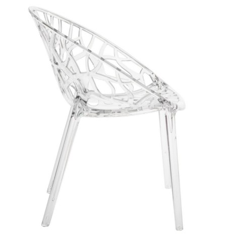 D2.DESIGN Krzesło Coral transparent tworzywo można sztaplować do wnętrz i na zewnątrz D2.DESIGN Krzesło Coral transparent tworzywo można sztaplować do wnętrz i na zewnątrz