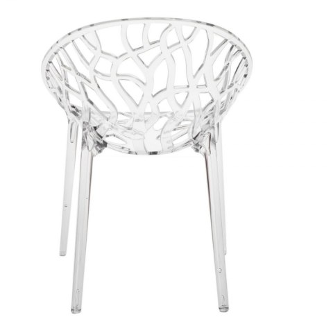 D2.DESIGN Krzesło Coral transparent tworzywo można sztaplować do wnętrz i na zewnątrz D2.DESIGN Krzesło Coral transparent tworzywo można sztaplować do wnętrz i na zewnątrz